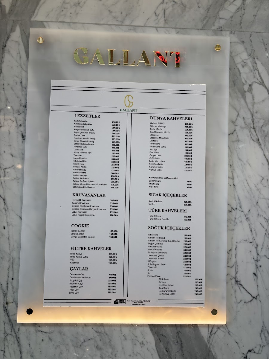 Menu Gallant Galata-1